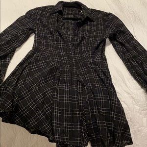 Flannel Mini Dress or long shirt